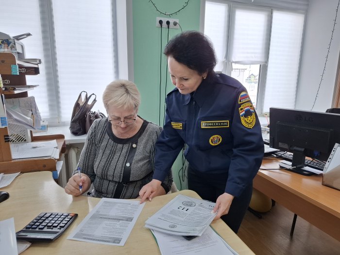 В Нефтегорском районе проводятся инструктажи по соблюдению правил пожарной безопасности 