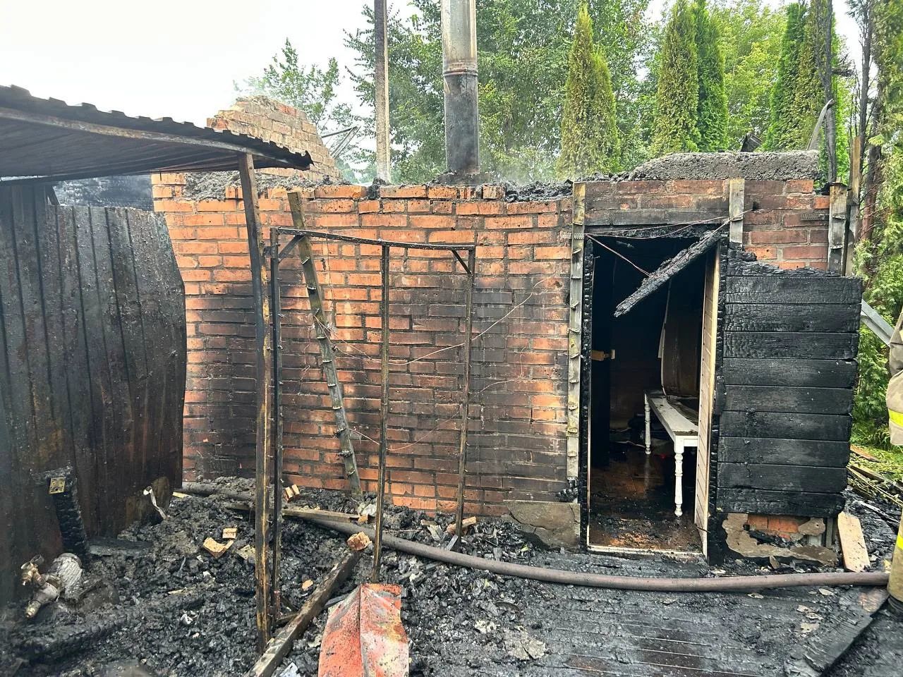 В Ставропольском районе за дежурные сутки произошли пожар и ДТП