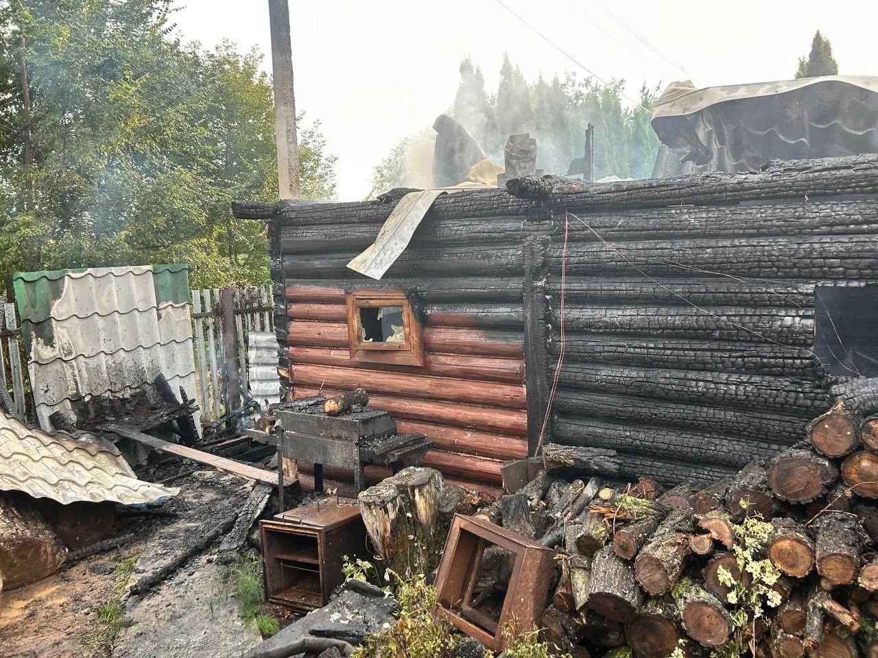 В Ставропольском районе за дежурные сутки произошли пожар и ДТП