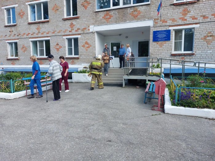В Елховском районе прошли пожарно‑тактические учения