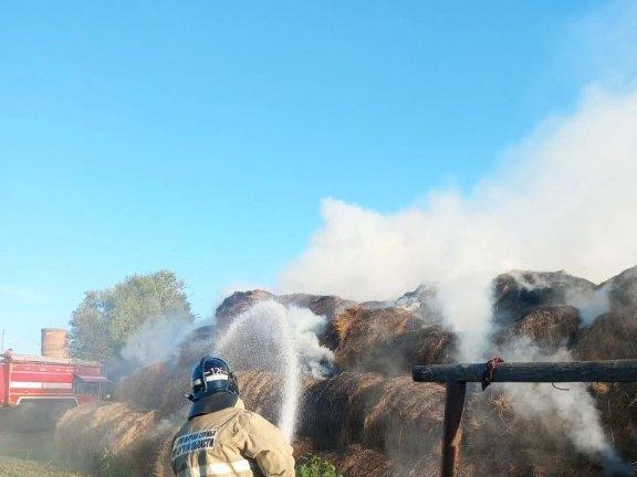 В Красноармейском районе вчера произошел пожар