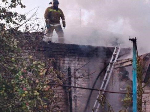 В Красноармейском районе произошел пожар в двухквартирном жилом доме