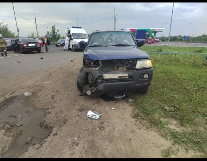 Вчера в Красноярском районе произошло ДТП с участием двух транспортных средств