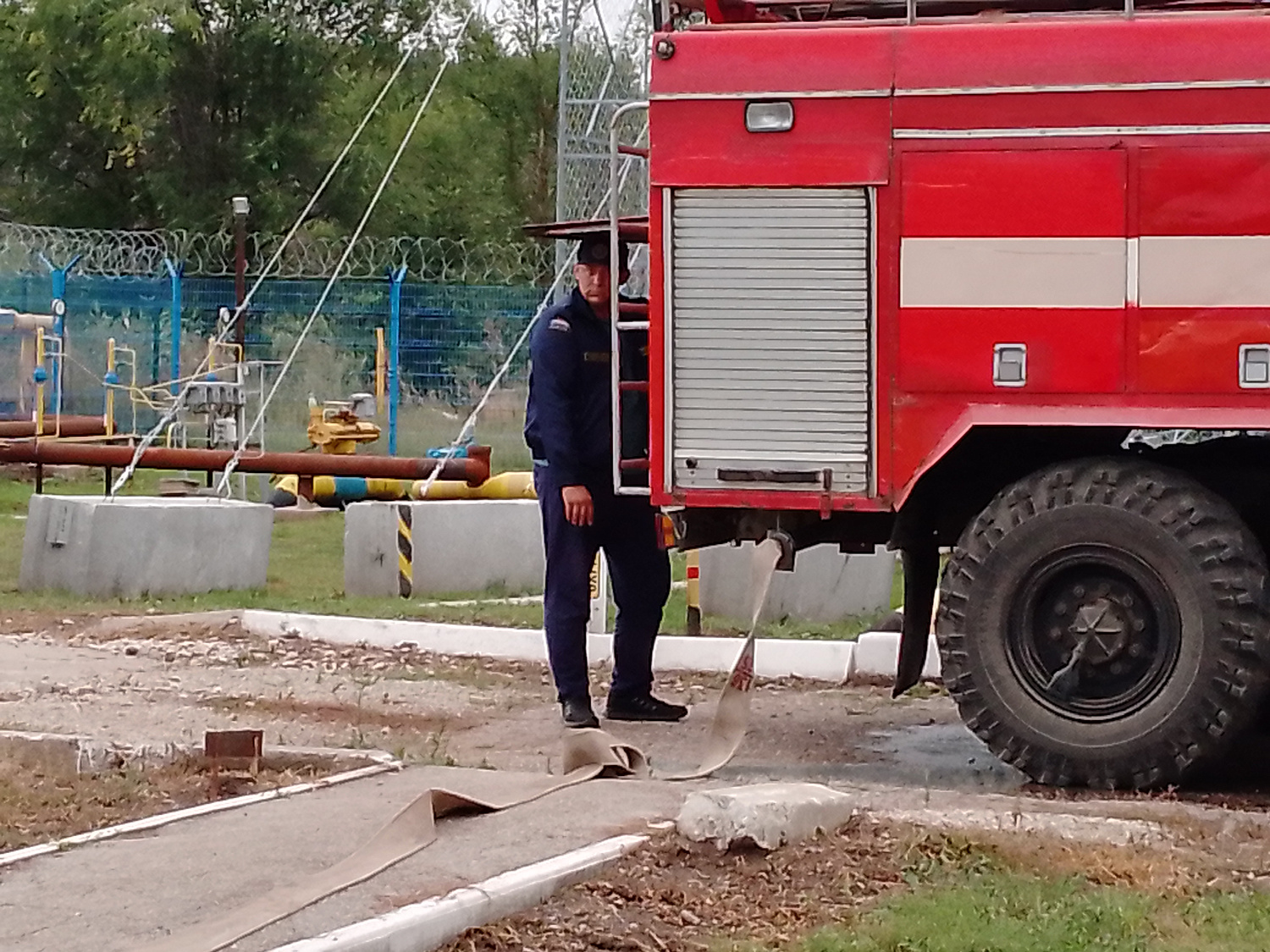 В Кинельском районе прошли пожарно-тактические учения