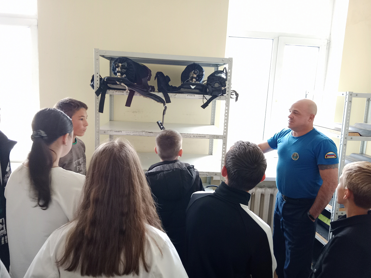 Очередная экскурсия в пожарную часть