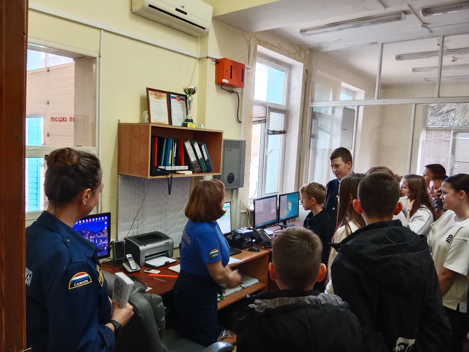 Очередная экскурсия в пожарную часть