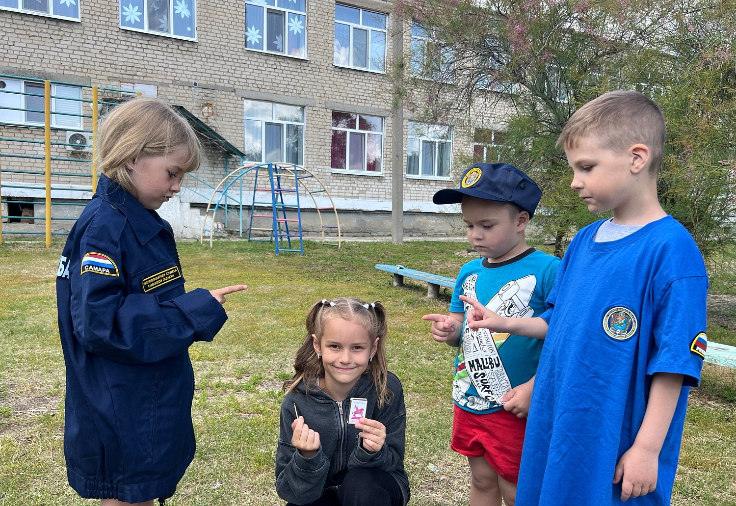 Как действовать при пожаре?   