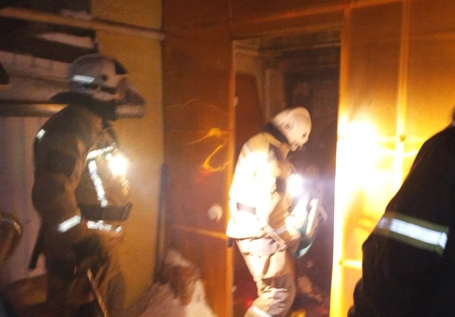 Пожар ранга 1-БИС в Ставропольском районе