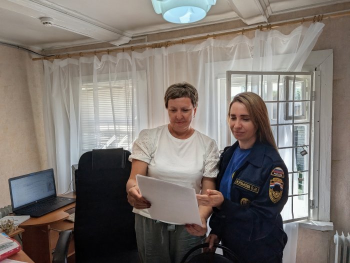 В селе Старая Рачейка Сызранского района прошел инструкторский рейд по пожарной безопасности 