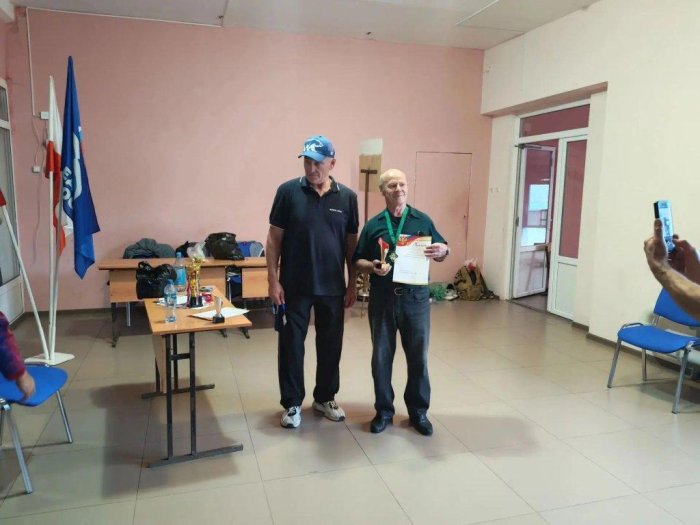 Вот такие у нас спортивные ветераны пожарной охраны!