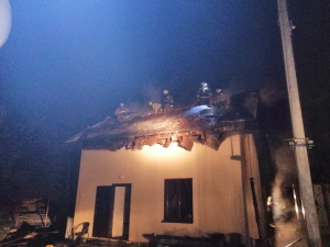 Пожар в селе Муранка