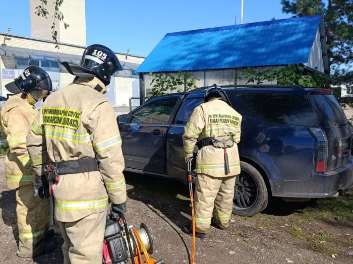 Плановые учения в пожарно‑спасательном отряде № 36 Нефтегорского района
