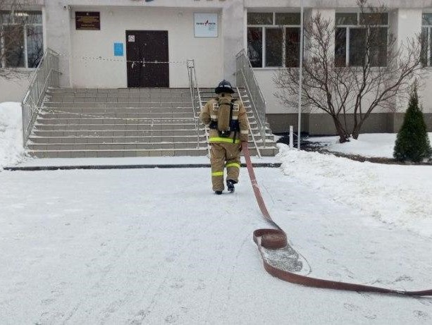 Пожарно‑тактическое учение успешно проведено в Приволжском районе