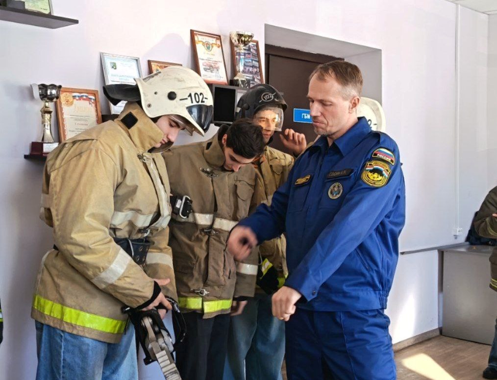 Экскурсия в пожарно-спасательную часть Похвистневского района