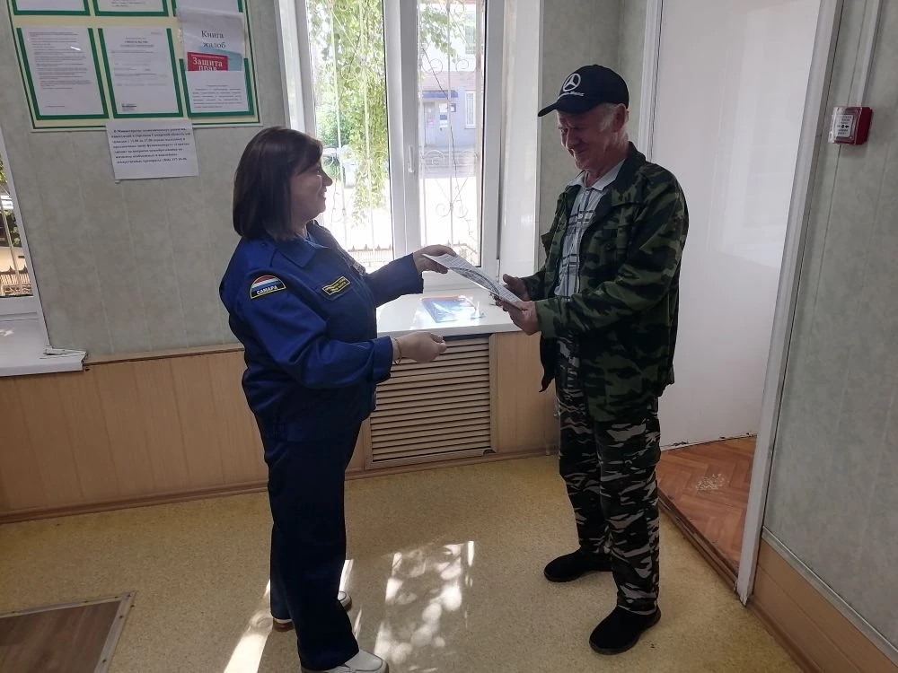 Жителям Борского района напомнили о правилах пожарной безопасности