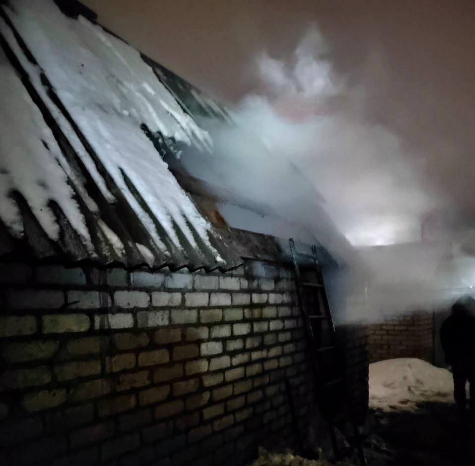 И снова пожар, но уже в Кинельском районе