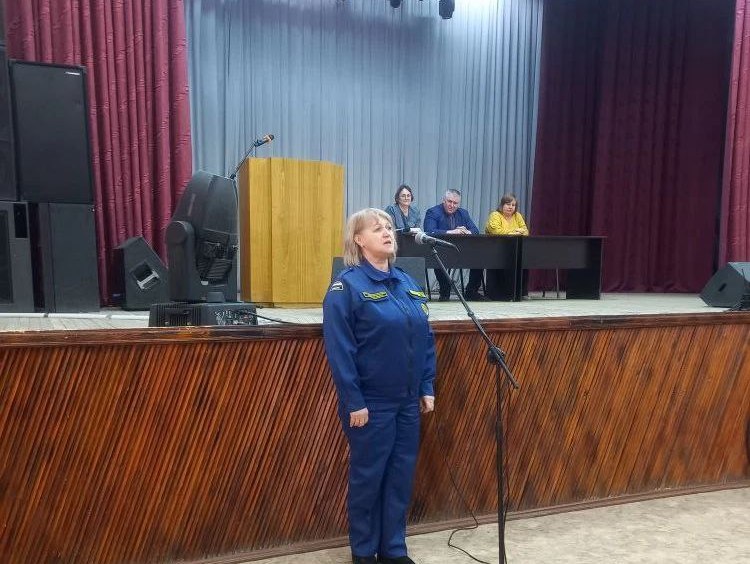 О профилактике пожаров на сходах граждан