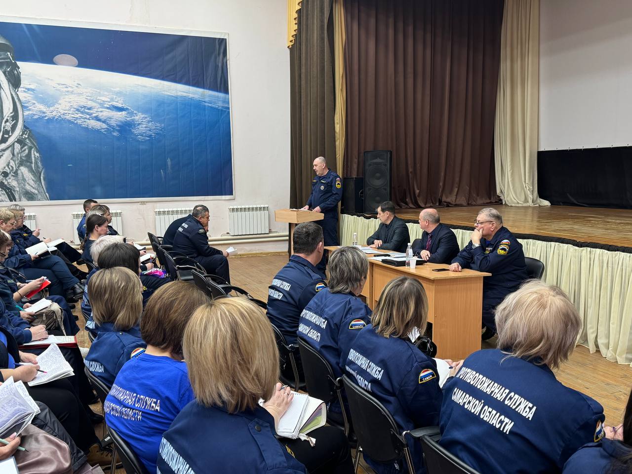 На базе кинель-черкасского Дома культуры прошел инструкторско-методический семинар с диспетчерами подразделений противопожарной службы Самарской области