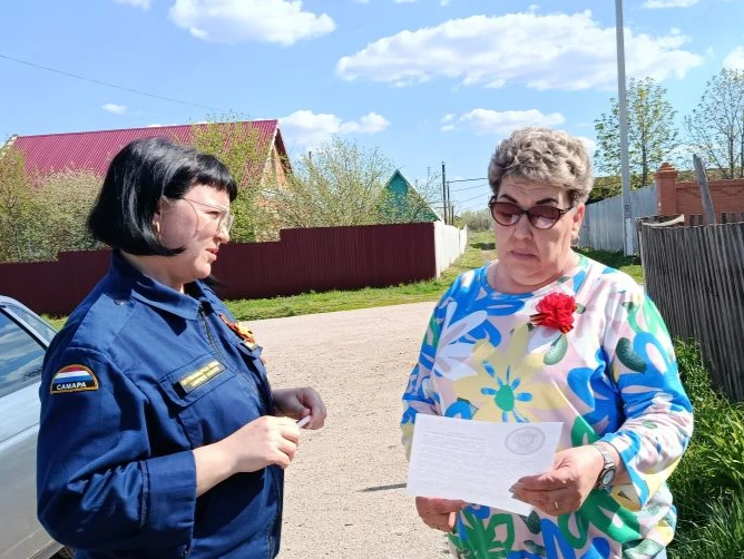 В Алексеевском районе продолжается работа по профилактике пожаров