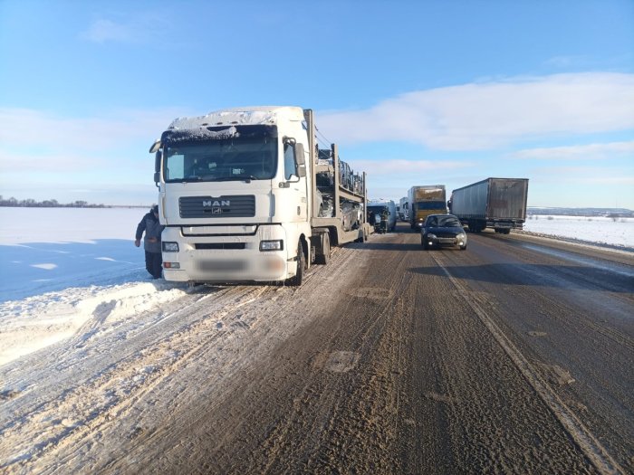 Сегодня на 884 километре трассы М-5 произошло ДТП