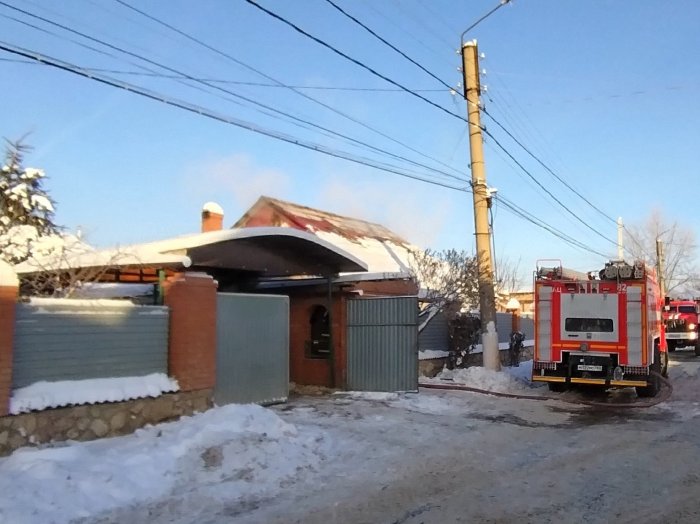 В выходные в городском округе Кинель горел жилой дом