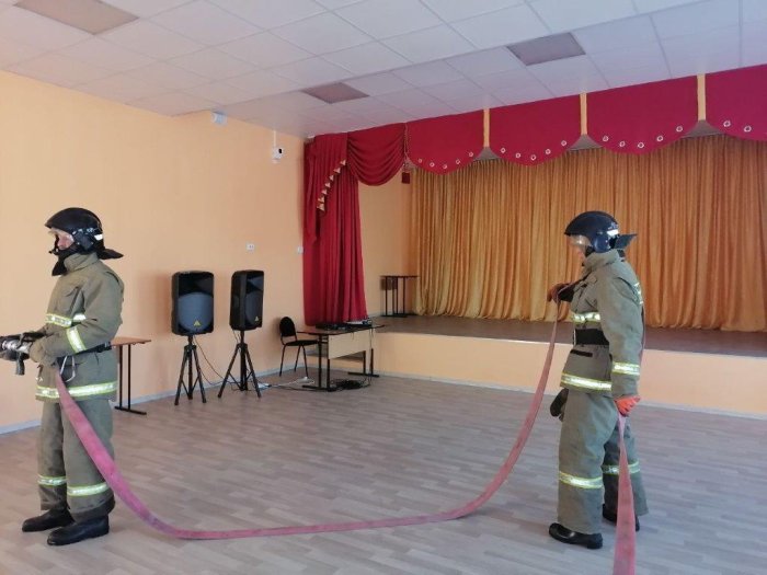 В Борском районе прошло пожарно-тактическое учение