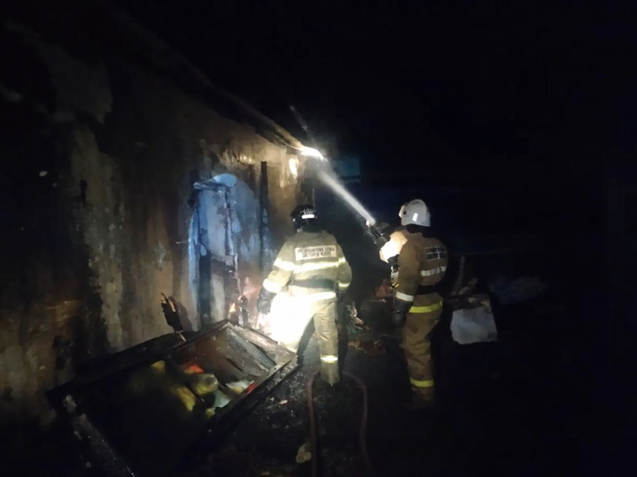 Сегодня ночью в Похвистневском районе произошел пожар