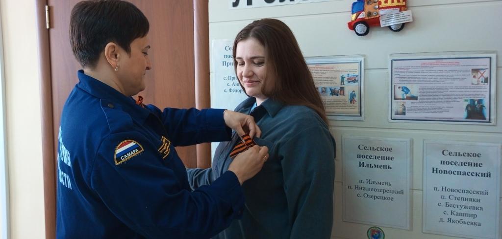 Всероссийскую патриотическую акцию «Георгиевская ленточка» активно поддерживают в Камышлинском и Приволжском районах