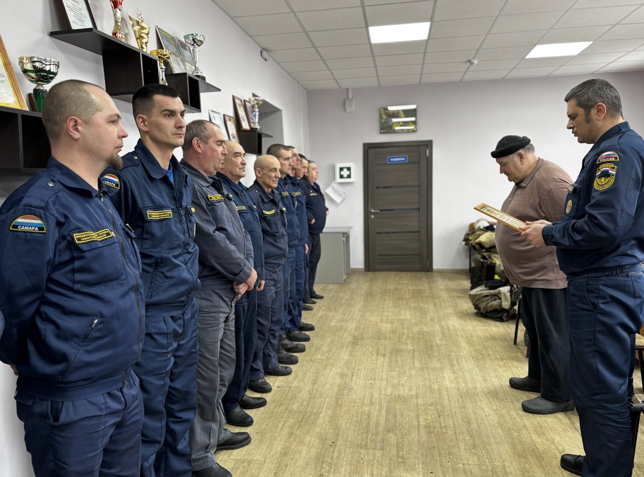 В 35 Отряде Похвистневского района проводили на заслуженный отдых ветерана пожарной охраны