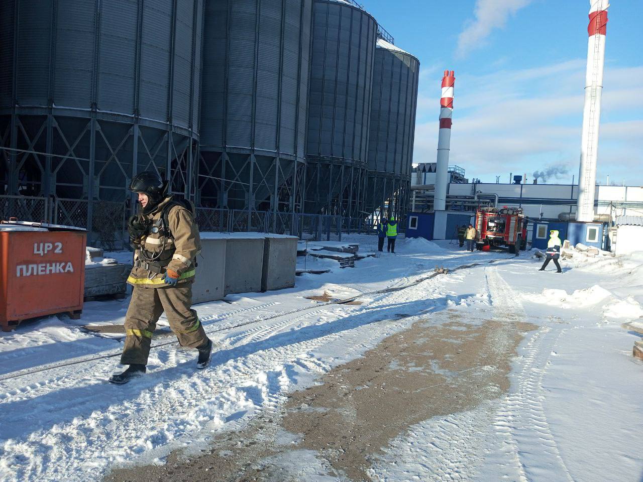 В Кинельском районе прошло пожарно-тактическое учение