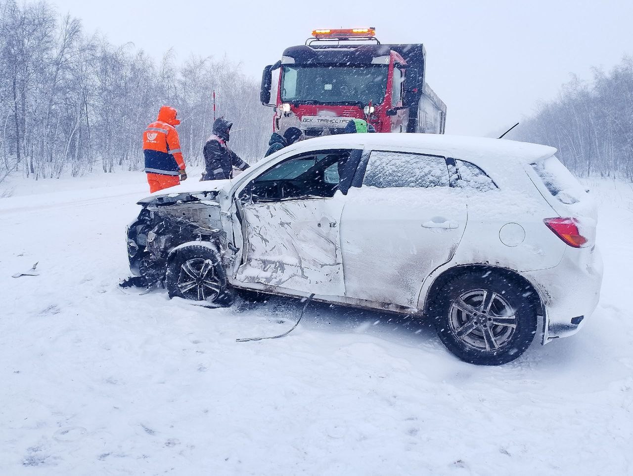 Сегодня в Большеглушицком районе произошло ДТП. К счастью, пострадавших нет