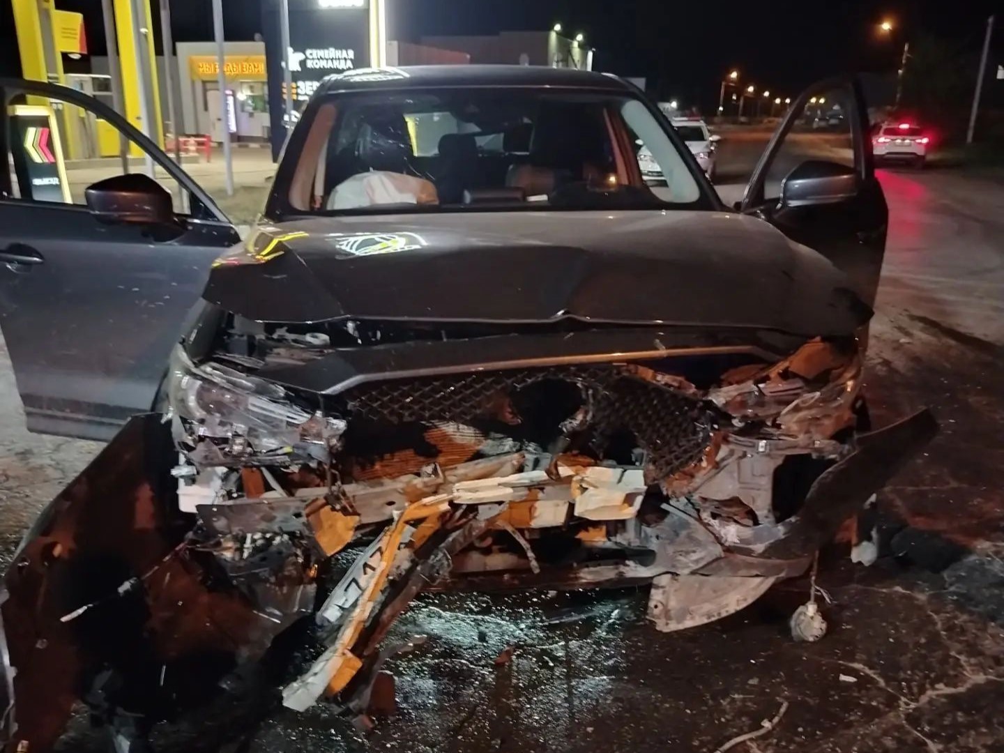 Пожар и дорожно-транспортное происшествие произошли в Красноярском районе