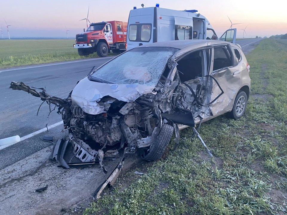 В Красноармейском районе сегодня утром произошло ДТП