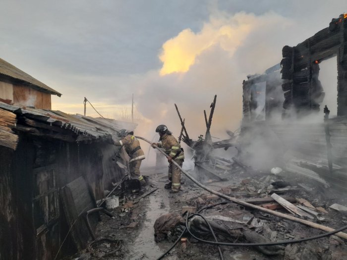 Пожар в Алексеевском районе 