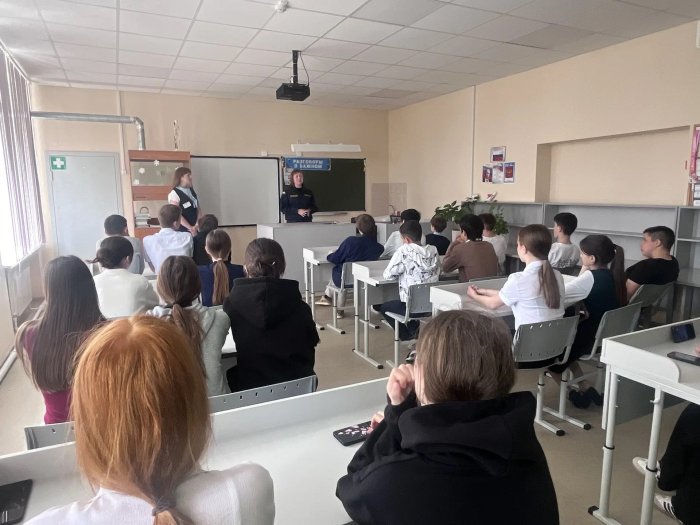 Профориентационный урок прошел в Кинельском районе   