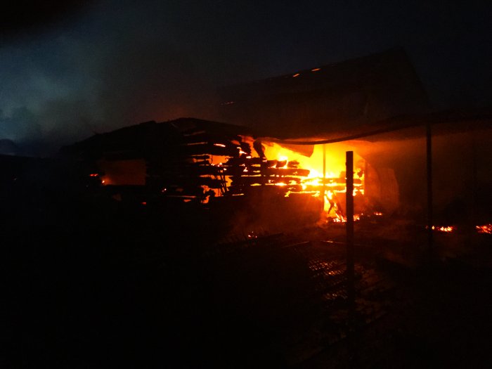 Пожар 1-БИС в Волжском районе   