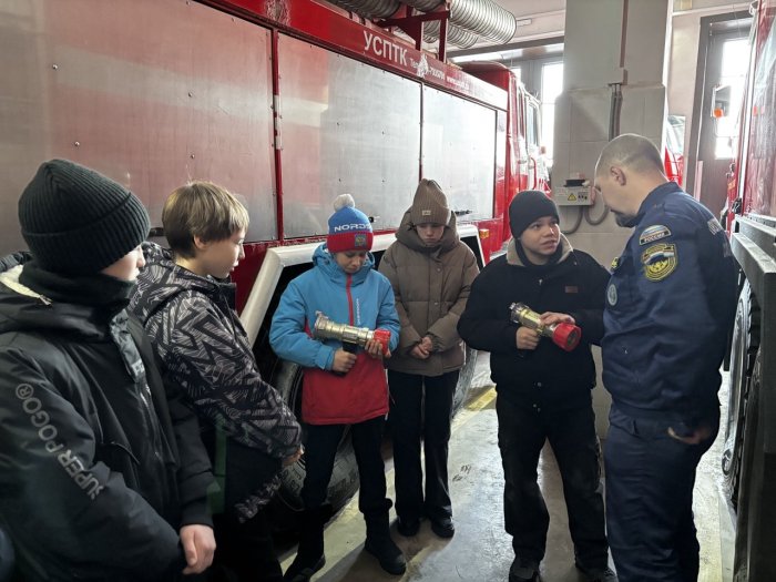 Экскурсия в пожарно-спасательную часть