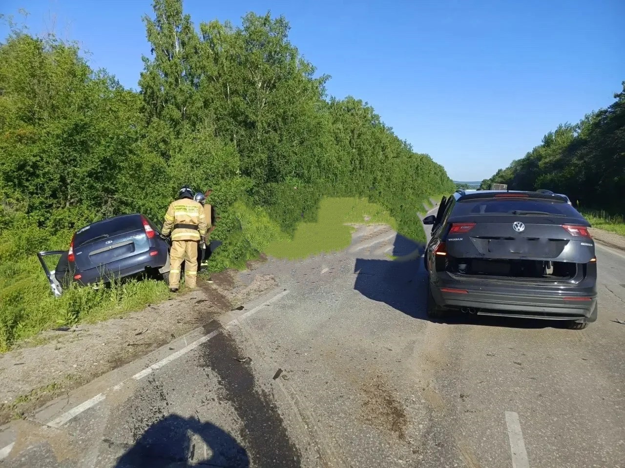 Сегодня утром в Сызранском районе произошло ДТП