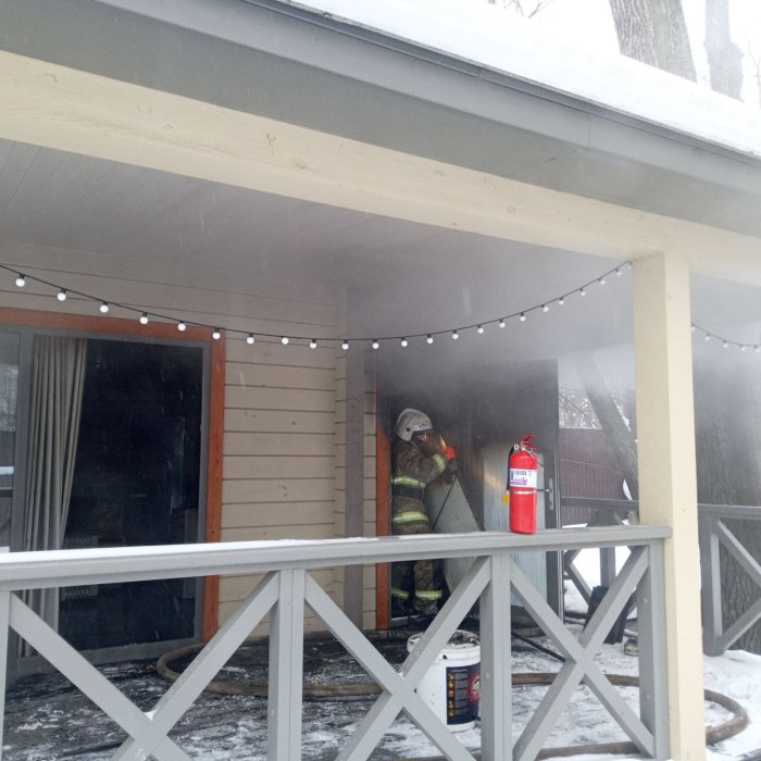 В селе Старосемейкино Красноярского муниципального района произошел пожар в бане