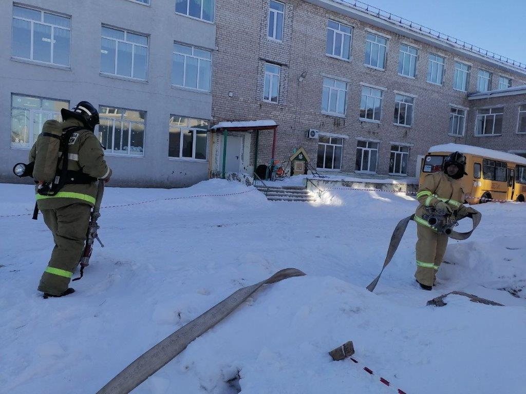 В Борском районе прошло пожарно-тактическое учение