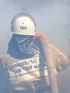 Пожар в Алексеевском районе