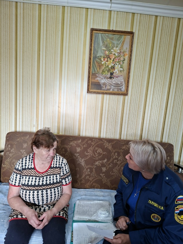 Наш инструктор противопожарной профилактики рассказала о важности установки пожарного извещателя