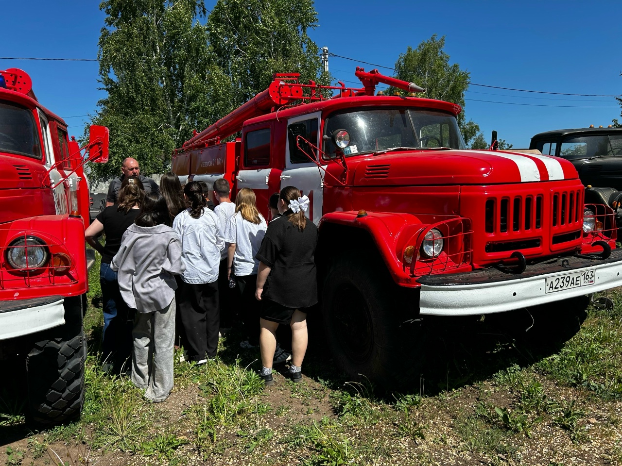 Экскурсия в пожарную часть Кинель-Черкасского района