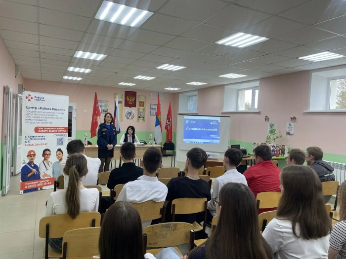 Ярмарка вакансий прошла в Хворостянском районе