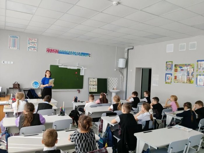 Разговор о пожарной безопасности состоялся в средней общеобразовательной школе села Хворостянка