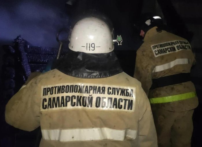 Сегодня утром в Клявлинском районе произошло возгорание бани