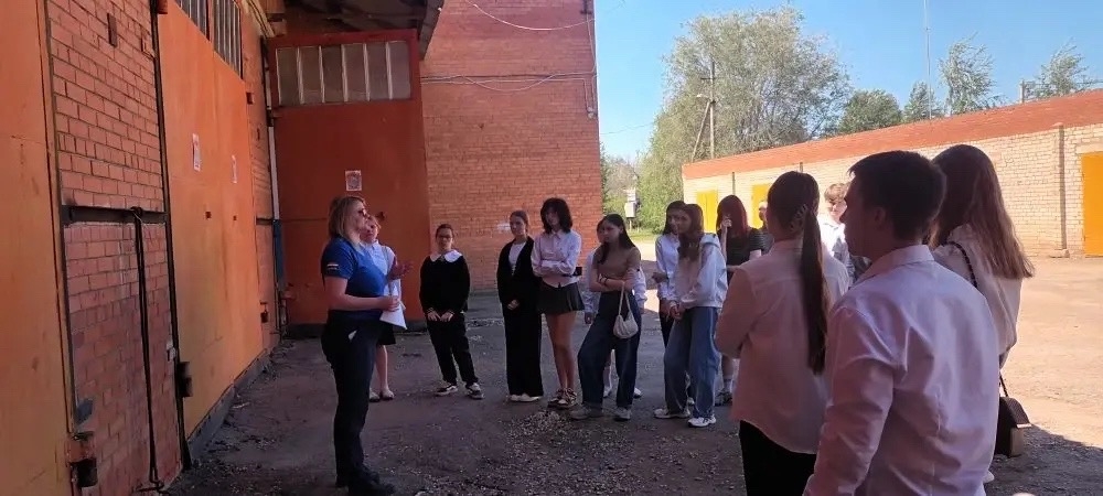 В гостях у пожарных