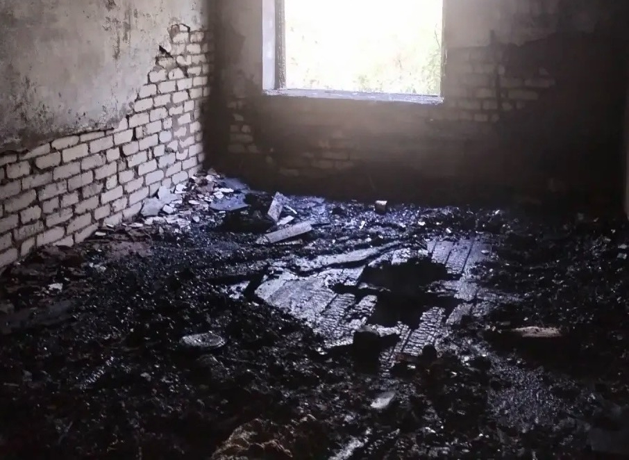 Сегодня в городе Похвистнево горело неэксплуатируемое строение