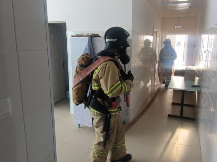 В Шенталинском районе прошло плановое пожарно-тактическое занятие