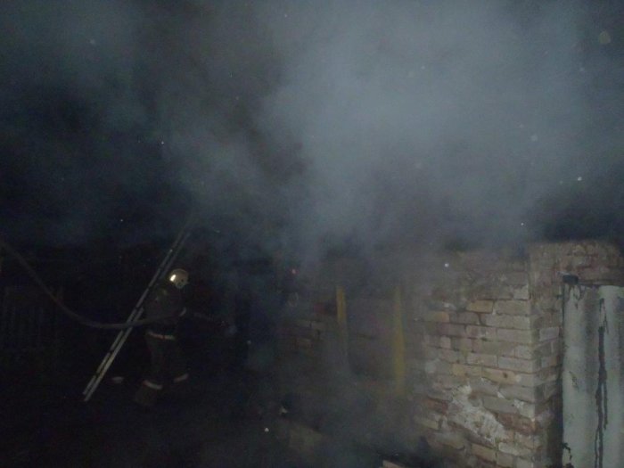 Пожар в селе Петровка